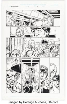 Mark Bagley and Greg Adams Avengers Two: Wonder Man & the Beast #1 Story Page 14 Original Art (Marvel, 2000). | Heritage