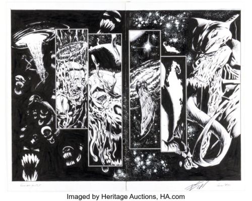 Ryan Stegman and J. P. Mayer Venom #2 Double Page Spread 14-15 Original Art Group (Marvel, 2018). (Total: 3 Original Art) | Heritage