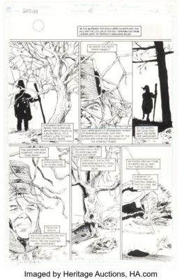 Jill Thompson and Vincent Locke Sandman #44 Story Page 2 Original Art (DC/Vertigo, 1992). | Heritage