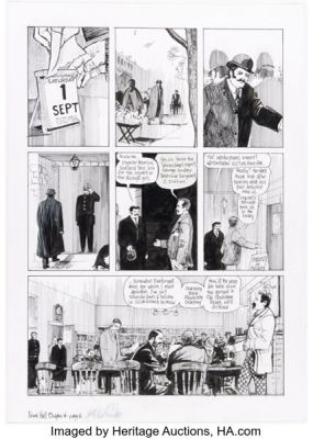 Eddie Campbell Taboo #7 "From Hell" Chapter 6 Story Page 6 Original Art (Spiderbaby Grafix, 1992). | Heritage