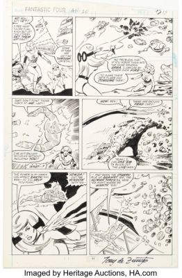 Paul Neary and Tony DeZuñiga Fantastic Four Annual #20 Story Page 11 Original Art (Marvel, 1987). | Heritage