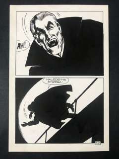 Magnus, Satanik #55 - tavola originale "Il ritorno di Wurdalak" - Page volante - (1967) | Catawiki