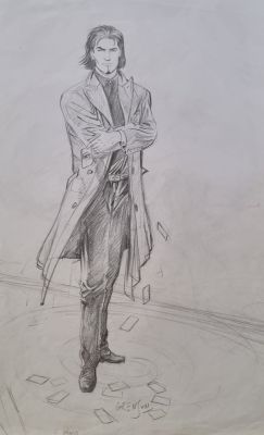 Grenson , Olivier - Illustration originale pour le 4ème plat - Niklos Koda | Galerie des bulles