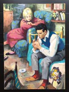 Rino Albertarelli - "Tutte le cose non dette" Illustrazione Originale (Master Of Drawing) - Page volante | Catawiki