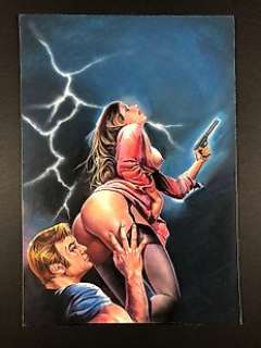 Storie Nere Ultra Hard  #15 - Sciotti Enzo - Originale di copertina - Page volante - (1996) | Catawiki