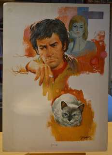 Jacono - Illustrazione originale "Il gatto grigio" - Page volante | Catawiki