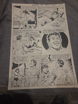 Original Comic Book Interior Page Art