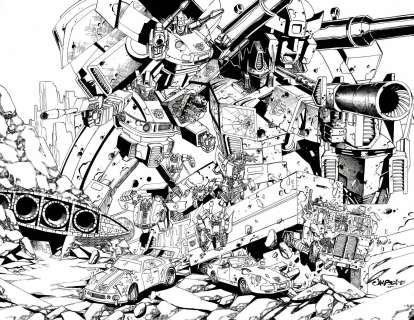 Jimbo Salgado - Transformers Energon Universe Special 2025 #1 Wrap Around Cover