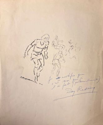 Reding - Illustration... | Lot 85 - Reding - illustration au feutre et à la mine de plomb... | Tessier Sarrou