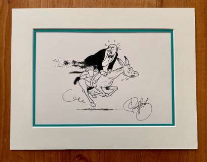 Suske en Wiske - Originele tekening - Lambik - De Rhinoramp | Catawiki