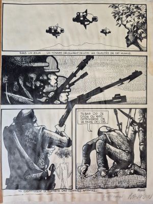 [Bd] Baudoin Edmond... | Lot 305 - [BD] BAUDOIN Edmond (né en 1942) Planche originale... | Nice Enchères