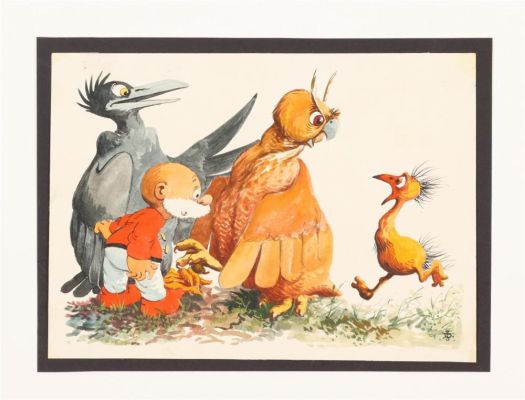 DULIEU, JEAN (1921-2006). PAULUS, OEHOEBOEROE, SALOMO AND KRAKRAS | Zwiggelaar Auctions