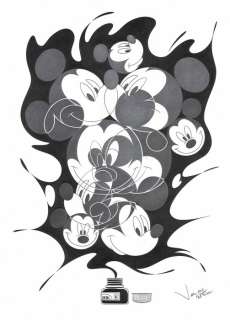 Mickey Dreams - Original Drawing - Jaume Esteve - Pencil Art | Catawiki