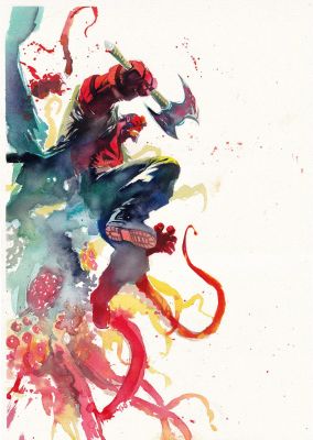 Ito | Hellboy Illustration | Kirby’s Comic Art