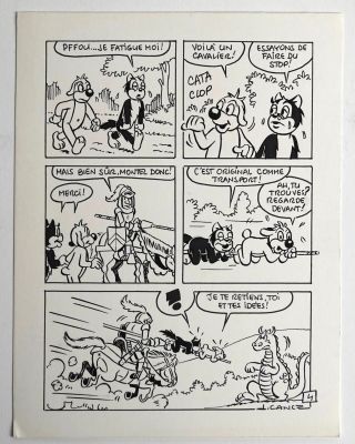 Cance Louis * Pif... | CANCE Louis * Pif et Hercule Gag en une planche Planche... | Vermot et Associés