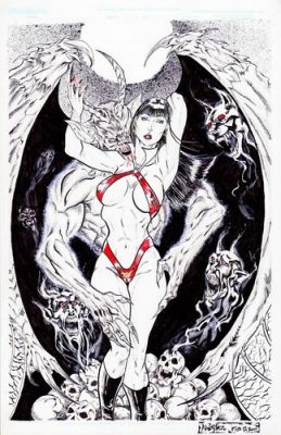 KRISDIAZ - Tavola originale Vampirella | eBay Europe (Buy It Now)