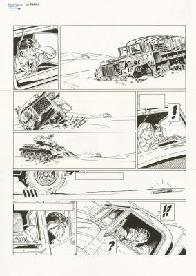Christian Denayer... | Lot 39 - Christian DENAYER (né en 1945) Wayne Shelton - La rançon Encre... | Tessier Sarrou