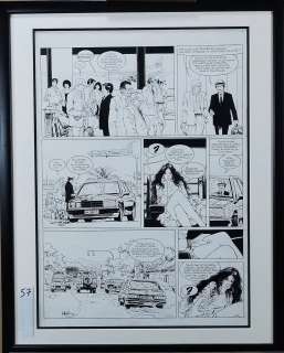 William VANCE Planche à l’encre de Chine de la BD XIII. "Pour Maria… | Laval Enchères