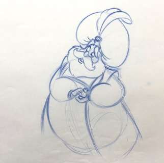 Walt Disney Feature Animation - Original Animation Drawing - Aladdin - "Sultan" - (1992) | Catawiki