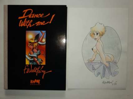 Walthéry, François | Natasja - Portfolio Khani - Dance with me ! - Met originele kleurentekening - Cartonné - EO - (2007) | Catawiki