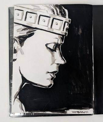 TARUMBANA Le banni Belle... - Lot 554 - TARUMBANA Le banni Belle dédicace sur l‘album La reine...