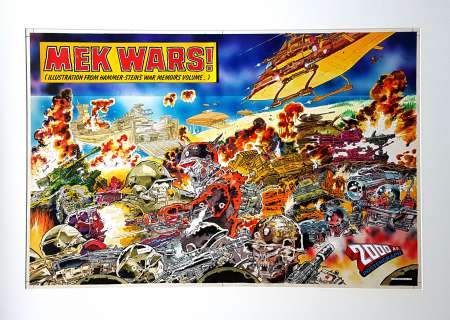 Kevin O‘Neill - abc warriors / robusters enormous poster image from 2000ad sci fi summer special 1979 - kevin o‘neill