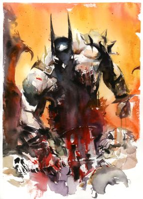 Ito | Absolute Batman Illustration | Kirby’s Comic Art