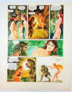 Esteban Maroto - Tavola Originale per Heavy Metal - cm 50x63 Firmata - Loose page | Catawiki