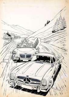 Tibet | Â Ric Hochet, illustration Ã  l’encre de Ch… | Banque Dessinée