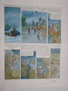 Renaud - Originele pagina in kleur (p.9) - Jessica Blandy - Het Pad van Jessica | Catawiki