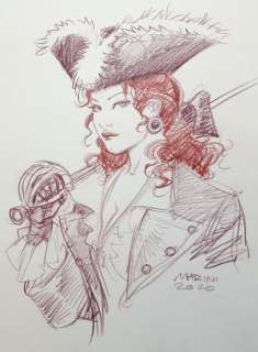 Marini, Enrico - Dessin original couleur - Ansea - (2020) | Catawiki