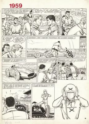 Jean GRATON (1923-2021) Michel... - Lot 59 - Jean GRATON (1923-2021) Michel Vaillant - Le pilote...