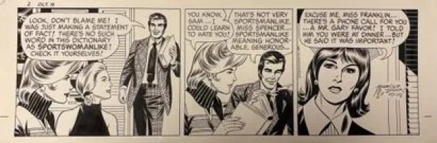 Harold Ledoux -... | Lot 28 - Harold Ledoux - Strip original : Dessins issus de Judge... | Tessier Sarrou