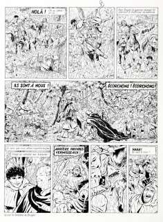 Chaillet | Vasco, planches n°2 et 3 Ã  l’encre de Chine de l… | Banque Dessinée