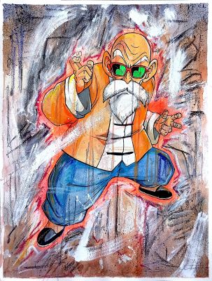 Muten Roshi Energy Burst | Corner4art