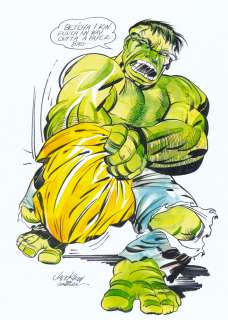 ANGEL GABRIELE COLOR INCREDIBLE HULK DRAWING