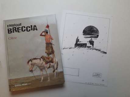 Enrique Breccia - Tavola Originale Conclusiva Firmata "Anonimas Criaturas" + Vol. A Tiratura Limitata "Oltre"" - Loose page - First edition | Catawiki