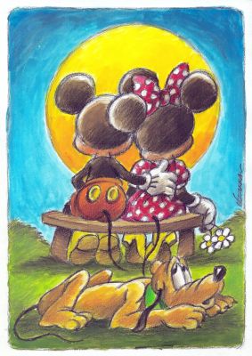 Mickey & Minnie – Moonlight Love | Corner4art