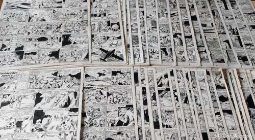 JUAN MARTINEZ OSETE - GRANDES EXPLORACIONES POR LAS CINCO PARTES DEL MUNDO - ORIGINAL - 40 hojas