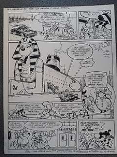 Goux, Christian - Planche originale - Manivelle - (1984)