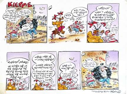 Eric Schreurs, original album “Kleppie” ’Don’t I know you from somewhere?’ 2001 | Comic Art Masters