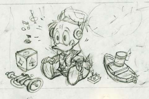 Claude Marin - Dessins originaux - Bébés Disney - Essais graphiques - - (1986) | Catawiki