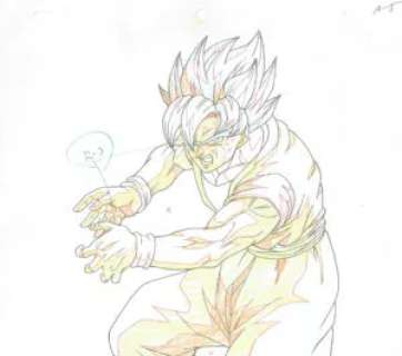 Toriyama Akira - Dragon Ball | 3821 – Dragon Ball Z – Ep 274 – Son Goku SSJ 2 – Kamehameha – Doga (douga) | La Galerie de la Bande Dessinée