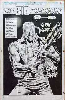 Punisher - Tod Smith - Original Punisher Splash Page - original - (1992) | Catawiki
