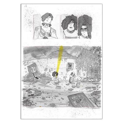 Anne Masse | Asphalte Sauvage - Planche originale 48 | Achetez de l’Art