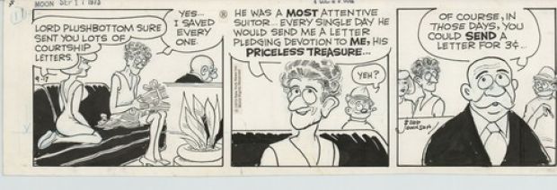 Moon Mullins Original Ink Daily Comic Strip Art signed Ferd Johnson 1973 B3027 | eBay US (Buy It Now)