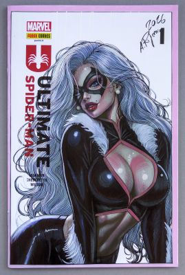 Blank Sketch Cover BLACK CAT by Aurelio Rigoni | Raremarq (Buy It Now)