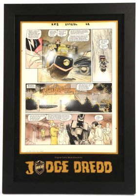 Lot 4243 - Peter Doherty Judge Dredd Road Kill Episode 2 Original art page (Rebellion Developments, 1993) | Ewbank’s