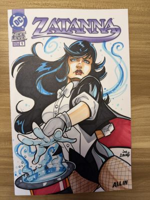 Joe Critelli Jr | Zatanna Sketch Cover | Raremarq (Buy It Now)