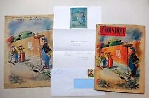 Morris (De Bevere, Maurice) | Original cover in colour  - Humoradio  - (1952) | Catawiki